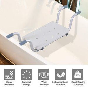 WYCTIN Duschhocker Duschhilfe Badestuhl Badewannensitz Wannensitz bis 120 kg belastbar
