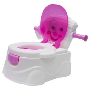 Kinder  Toilettentrainer Kindertoilette Toilettensitz  Töpfchen Trainer    Baby WC  Topfstuhl zum Toilettentraining für Kleinkinder von 6 Monaten bis 5 Jahre (Rosa)