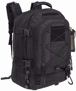 Prof Army Backpack militär rucksack Men's 40-64 L wanderrucksack, armee rucksack Tactical Backpack militär rucksäcke 1051 black