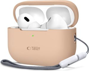 Tech-Protect Silikónové Apple Airpods Pro 1 / 2 Caffe Latte