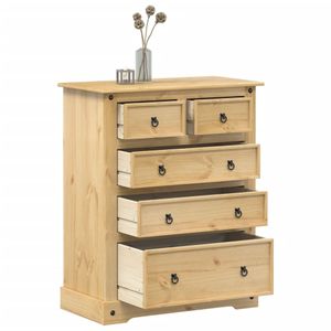 vidaXL Kommode 92x48x114 cm Massivholz Kiefer vidaXL Kommode 92x48x114 cm Massivholz Kiefer