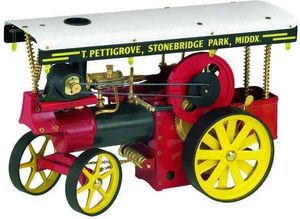 Wilesco Dampftraktor Showman`s Engine D409