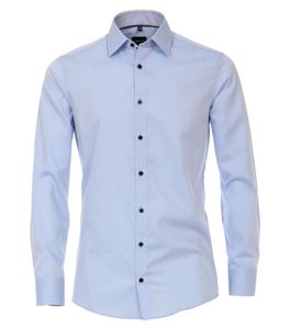 Venti - Modern Fit - Herren Hemd mit Kent-Kragen in verschiedenen Farben (103412600), Größe:36, Farbe:Blau (115)