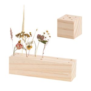 2 teilige Blumenhalter für Trockenblumen von amnatu inkl. Klimakarten, deine Dekoration für zu Hause