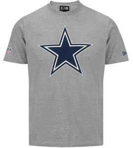 New Era - NFL Dallas Cowboys Team Logo T-Shirt - grey : XXL Größe: XXL
