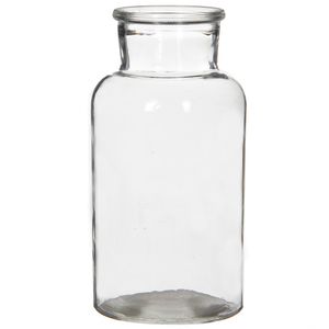 12 x Glasflaschen - Apothekerflaschen - Vasen  H 16 cm Blumenvase - Glasvase - Glasfläschen - Gewürzgläser - Tischva