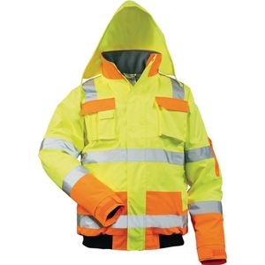 Warnschutz-Pilotenjacke Mats Gr.XXL gelb/orange SAFESTYLE