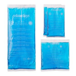 podkładki chłodzące relaxdays Blue w zestawie 4 sztuk