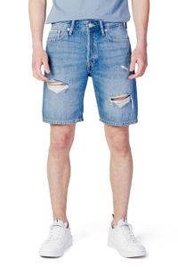 JACK & JONES Bermuda Herren Baumwolle Blau GR80083 - Größe: M