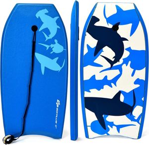COSTWAY Bodyboard, Schwimmbrett Schwimmboard, Surfbrett Kinder, Surfboard, Sup-Board 83x47x5,5cm S