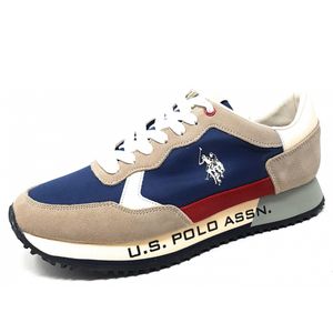 US Polo Cleef Herren Sneaker in Blau, Größe 45