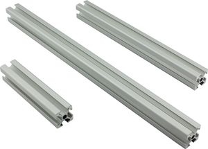 ALU Profil Aluprofil 20x20mm Nut 6 Aluminium Systemprofil Typ I 50cm 500mm