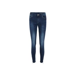 Noisy May Jeans Damen NMKIMMY NW ANKLE ZIP JEAN Größe 27/30, Farbe: 217440 Dark Blue Denim