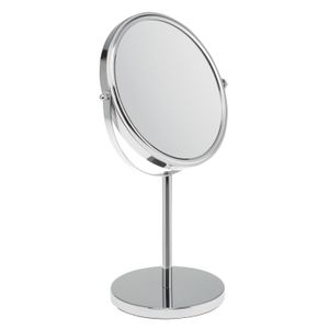 bremermann Standspiegel, Kosmetikspiegel, Schminkspiegel 1x / 5x Vergrößerung, stehend, 360° Rotation