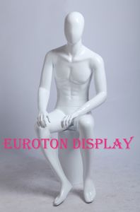 XM16-B krásná bílá lesklá lakovaná figurína bez tváře "bez obličeje"