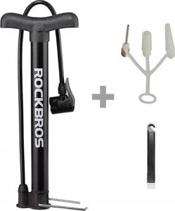 Rockbros Boden Fahrradpumpe Hand Held Heavy Duty Schwarz