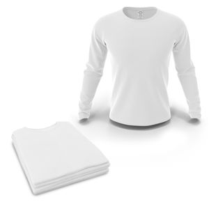 Hochwertiges Langarm T-Shirt XXL 100% Baumwolle 5er-Pack von RODOPI in Weiß Longsleeve Rundhals Trocknergeeignet