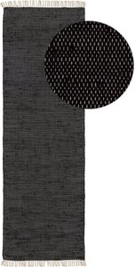 Teppich aus recyceltem Material Tom Schwarz, Maße:160 x 230 cm