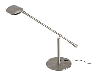 Schreibtischleuchte LED Silbert  Verstellbar Tischleuchte Schalter Klemmleuchte Schreibtischlampe