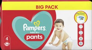 Pampers Baby Dry Big Pack pants  Größe 4  maxi9-15, 62er