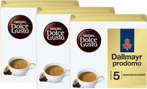 Nescafé Dolce Gusto Kaffeekapseln, Dallmayr Prodomo, 3er Pack (48 Kapseln) 335g