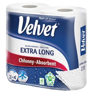 Velvet Extra long Ręcznik papierowy, 2 rolki