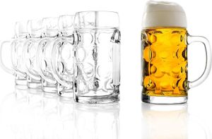 Stölzle Lausitz Bierkrug ISAR / 6er Set Bierkrüge 0,5 Liter/Stabiler Bierkrug 0,5 Liter/Biergläser 0,5 Liter aus Soda Lime Glas/Bierseidel Spülmaschinengeeignet Stölzle Lausitz Bierkrug ISAR / 6er Set Bierkrüge 0,5 Liter/Stabiler Bierkrug 0,5 Liter/Biergläser 0,5 Liter aus Soda Lime Glas/Bierseidel Spülmaschinengeeignet