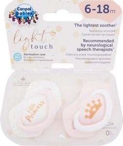 Canpol Babies | Schnuller Light Touch - 6-18 Monate - Silikon - Ergonomisch & Hygienisch