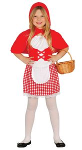 Kleines Rotkäppchen Kostüm für Mädchen, Größe:98/104