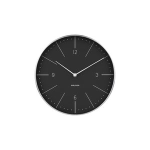 Karlsson - Wanduhr Normann Numbers - Schwarz - Ø27,5cm
