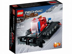 LEGO 42148 Technic Pistenraupe, 2in1 Winter-Fahrzeug-Modell-Spielzeug mit Schneemobil, Technik-Lernspielzeug für Jungen und Mädchen ab 7 Jahren, Geschenk zum Geburtstag