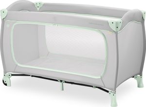 Hauck Kinderreisebett Sleep N Play Go Plus mit Transporttasche und Großen Schlupf zum Spielen, Klein Zusammenklappbar, Dusty Mint