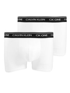 Calvin Klein Herren 2er Pack CK One Trunks, Weiß M