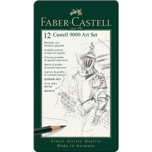 FABER-CASTELL Bleistift Castell 9000 12er Art Set