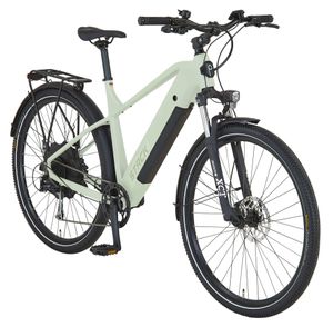 Prophete STACK 2.9 E-ATB 29" – enovation Hinterradmotor 250W, 130 km Reichweite, Shimano Alivio 9-Gang, Hydraulische Scheibenbremsen, LED-Beleuchtung, Li-Ion Akku 48V 480Wh, Moosgrau