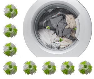 8 Stück Waschbälle Fusselbälle Flusenbälle Fusselfänger für Waschmaschinen
