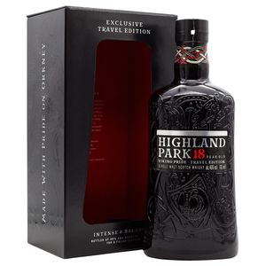 Highland Park 18 Jahre Travel Edition Single Malt Scotch Whisky 0,7l, alc. 46 Vol.-%