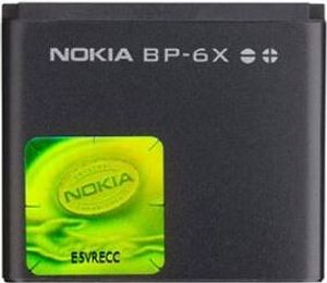 Nokia Battery BP-6X, 700 mAh, Lithium Polymer (LiPo), Nokia 8800 Sirocco Edition Nokia Battery BP-6X, 700 mAh, Lithium Polymer (LiPo), Nokia 8800 Sirocco Edition