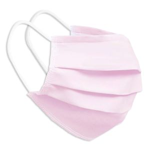 Behelfsmaske Alltagsmaske Community-Maske - mehrfach verwendbar (waschbar) - mit Nasenclip - Behelfsmundschutz Mundbedeckung Spuckschutz - Farbe: rosa
