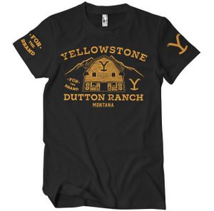 Yellowstone Barn T-Shirt - XX-Large - Black