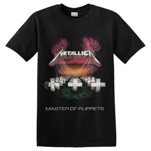 Metallica - "Master Of Puppets European Tour '86" T-Shirt für Herren/Damen Unisex RO537 (XL) (Schwarz)