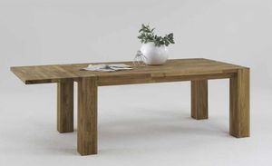 Ansteckplatte Kerneiche massiv 100x50cm