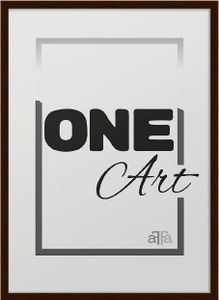 FramesFactory Bilderrahmen Hekla 50x70 cm wenge