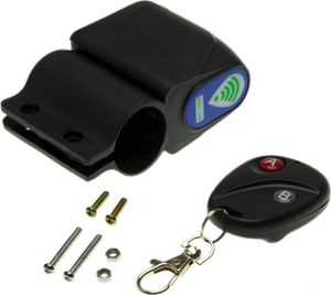 Alarmanlage Vibration Alarm Sirene mit Fernbedienung für Fahrrad Bike Roller