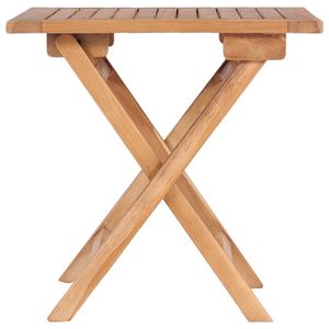 vidaXL Skládací zahradní stůl 45x45x45 cm z masivního teakového dřeva