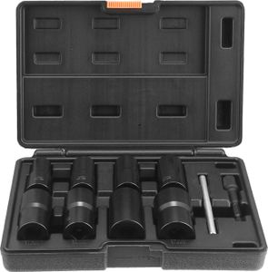 Schraubendreher-Set, 10-teiliger Radmuttern-Entferner, 1/2-Zoll-Antrieb, Schraubendreher-Satz zum Entfernen von beschädigten, eingefrorenen, verrosteten, abgerundeten Schrauben, Muttern und Bolzen Schraubendreher-Set, 10-teiliger Radmuttern-Entferner, 1/2-Zoll-Antrieb, Schraubendreher-Satz zum Entfernen von beschädigten, eingefrorenen, verrosteten, abgerundeten Schrauben, Muttern und Bolzen
