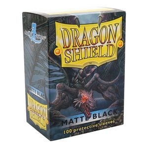 Dragon Shield Matte: Schwarz (100 Stück)