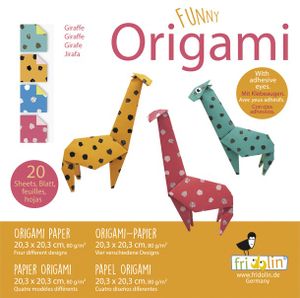 Fridolin Funny Origami Giraffen 20x20