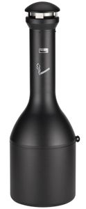 Popielniczka na cokole Rubbermaid Infinity Genie, okrągła, czarna