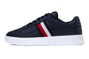 TOMMY HILFIGER Sneaker pánské kožené modré EY85 - Velikost: 41